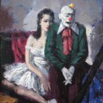 Abeloos, V. test Abeloos, Victor Abeloos ...... (1881-1965) .................... (1 work in stock), Clown with ballerina