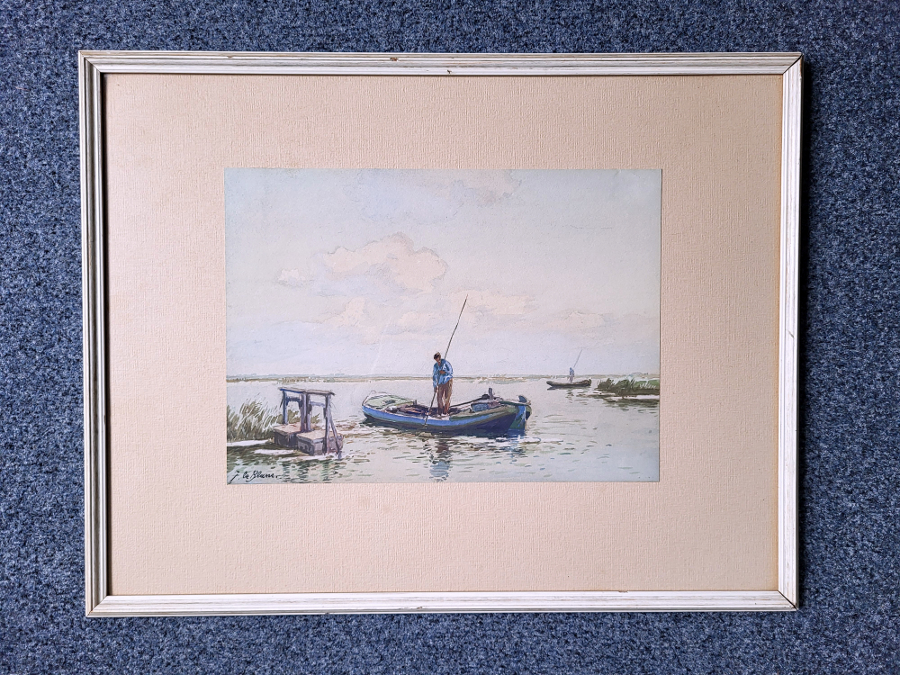 A.C.W. Terhell, J. le Blanc, aquarel, poldergez. 60,- euro, nr. 46